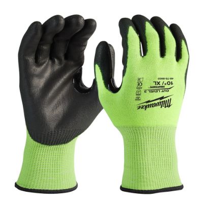 Afbeeldingen van MILWAUKEE Werkhandschoen Hi-Vis snijklasse C 10 144x