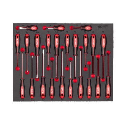 Afbeeldingen van MILWAUKEE Schroevendraaierset Tri-Lobe in foam inlay 23x