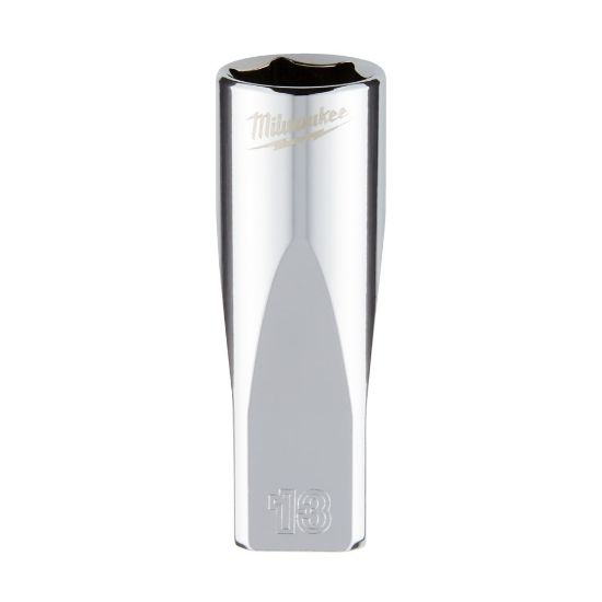 Afbeeldingen van MILWAUKEE Ratel dop ¼" FOUR FLAT lang 13MM