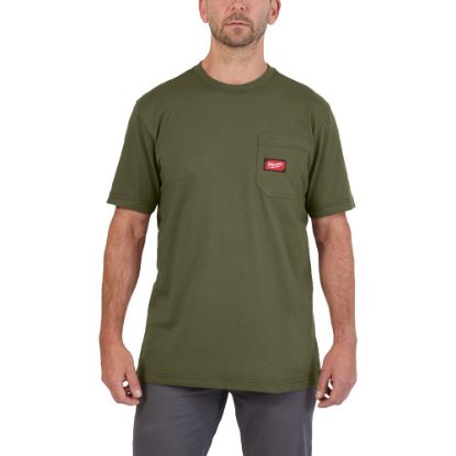 Afbeeldingen van MILWAUKEE T-shirt work WTSSGRN groen S