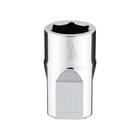 Afbeeldingen van MILWAUKEE Ratel dop ⅜" FOUR FLAT 11MM