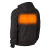 Afbeeldingen van MILWAUKEE Hoodie verwarmd M12HHBL4-0 zwart XL