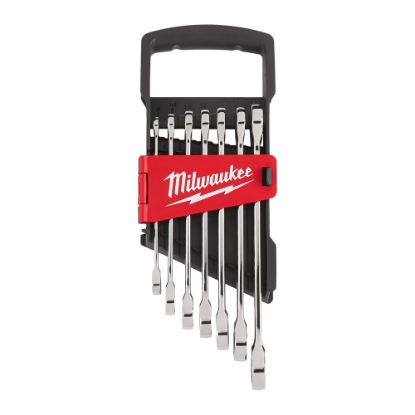 Afbeeldingen van MILWAUKEE Ringratelsteeksleutelset MAXBITE 8-17MM 7x
