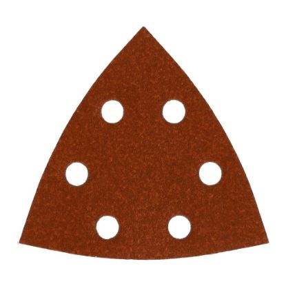 Afbeeldingen van MILWAUKEE Schuurpapier delta 6 gaten 93X93MM HL K80 10x
