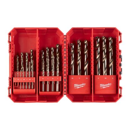 Afbeeldingen van MILWAUKEE Metaalborenset HSS-G RED COBALT 25x