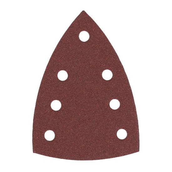 Afbeeldingen van MILWAUKEE Schuurpapier delta 7 gaten 100X147MM HL K60 10x