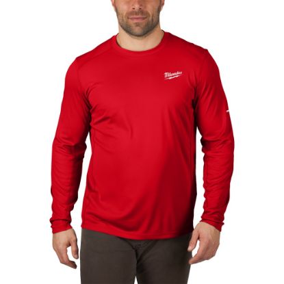 Afbeeldingen van MILWAUKEE T-Shirt long sleeve warm weather WWLSRD rood 2XL