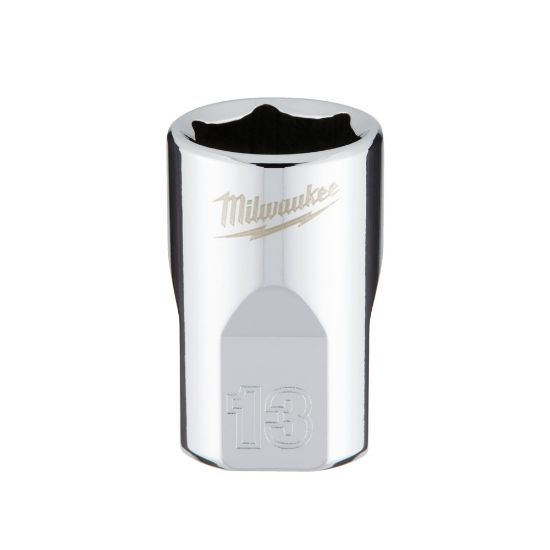 Afbeeldingen van MILWAUKEE Ratel dop ⅜" FOUR FLAT 13MM