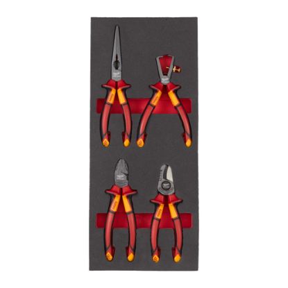 Afbeeldingen van MILWAUKEE Tangenset 2 VDE in foam inlay 4x
