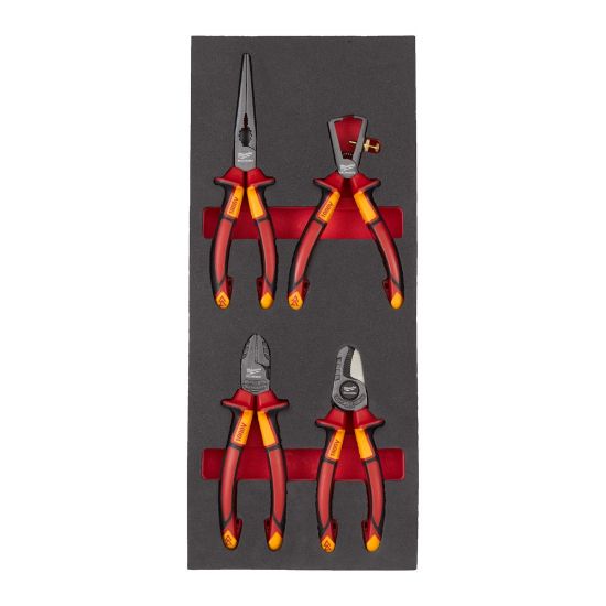 Afbeeldingen van MILWAUKEE Tangenset 2 VDE in foam inlay 4x
