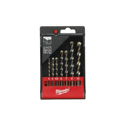 Afbeeldingen van MILWAUKEE Betonborenset CDB 3-10MM in kunststof cassette 8x