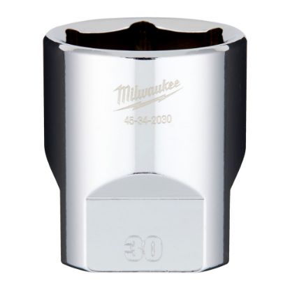 Afbeeldingen van MILWAUKEE Dop ½" metrisch FOUR FLAT 30MM