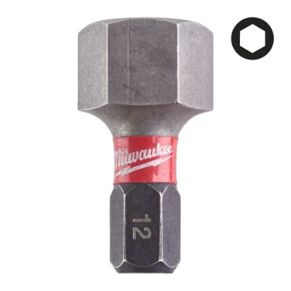 Afbeeldingen van MILWAUKEE Schroefbit SHOCKWAVE inbus 12X25MM 2x