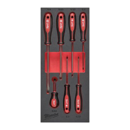 Afbeeldingen van MILWAUKEE Schroevendraaierset SL in foam inlay 7x
