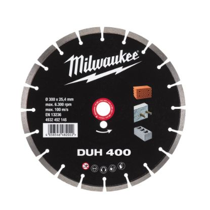 Afbeeldingen van MILWAUKEE Diamantzaagblad beton/baksteen DUH 300X25,4MM