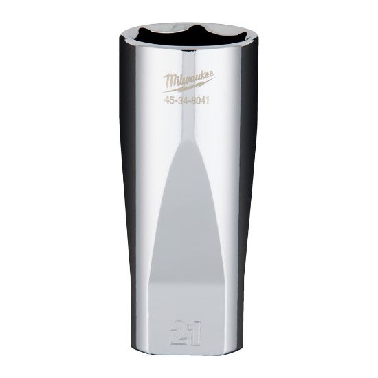 Afbeeldingen van MILWAUKEE Ratel dop ⅜" FOUR FLAT lang 21MM