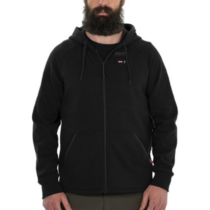 Afbeeldingen van MILWAUKEE Hoodie verwarmd M12HHBL4-0 zwart L