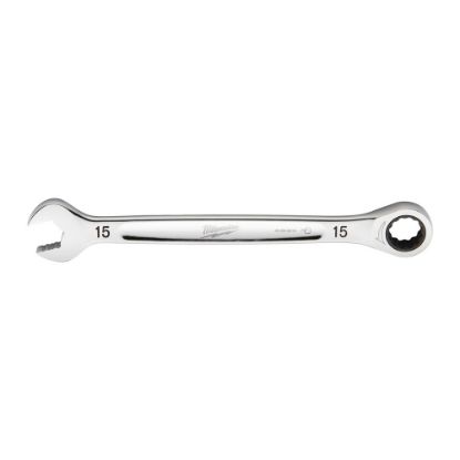 Afbeeldingen van MILWAUKEE Ringratelsteeksleutel MAXBITE 15MM