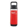Afbeeldingen van MILWAUKEE PACKOUT fles 532ML met deksel rood