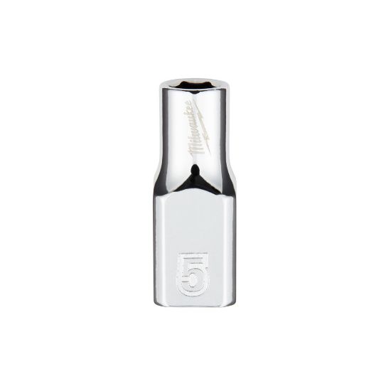 Afbeeldingen van MILWAUKEE Ratel dop ¼" FOUR FLAT 5MM