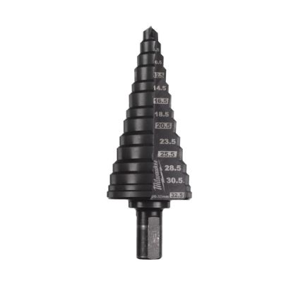 Afbeeldingen van MILWAUKEE Trappenboor cobalt chroomnitride gecoat M6-M32