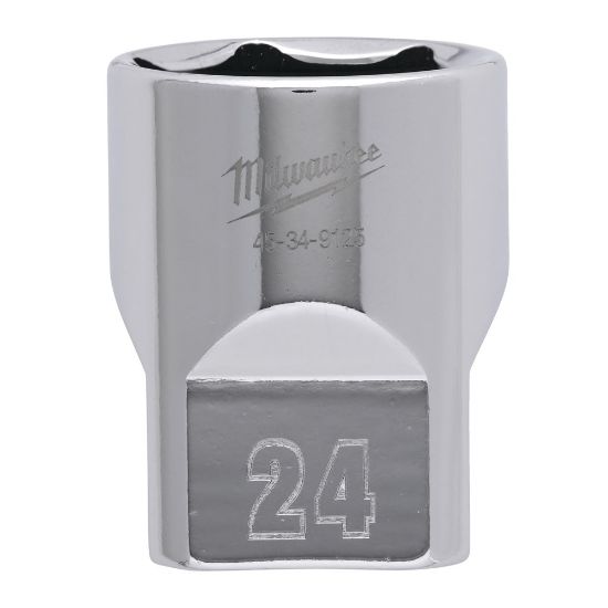 Afbeeldingen van MILWAUKEE Dop ½" metrisch FOUR FLAT 24MM