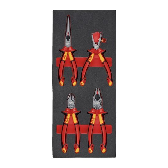 Afbeeldingen van MILWAUKEE Tangenset 1 VDE in foam inlay 4x