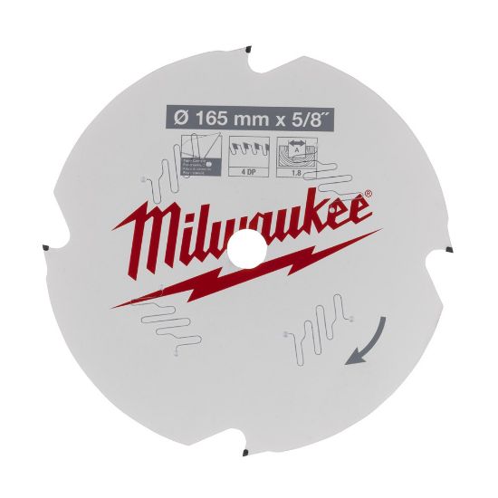 Afbeeldingen van MILWAUKEE Cirkelzaagblad P FC 160X⅝'X2,2MM 4D