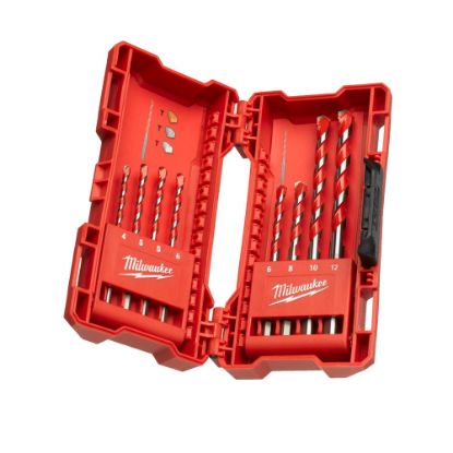 Afbeeldingen van MILWAUKEE Betonborenset Premium EMEA in kunststof cassette 8x