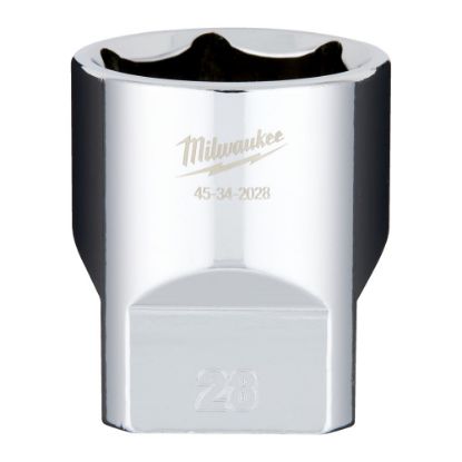 Afbeeldingen van MILWAUKEE Dop ½" metrisch FOUR FLAT 28MM