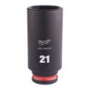 Afbeeldingen van MILWAUKEE Dop SHOCKWAVE ⅜" lang 21MM