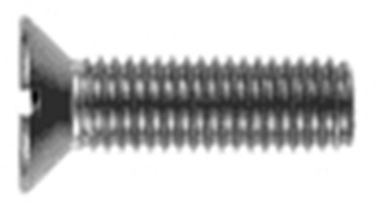 Afbeeldingen van Metaalschroef VZK zaagsnede DIN963 A2 M4X16MM