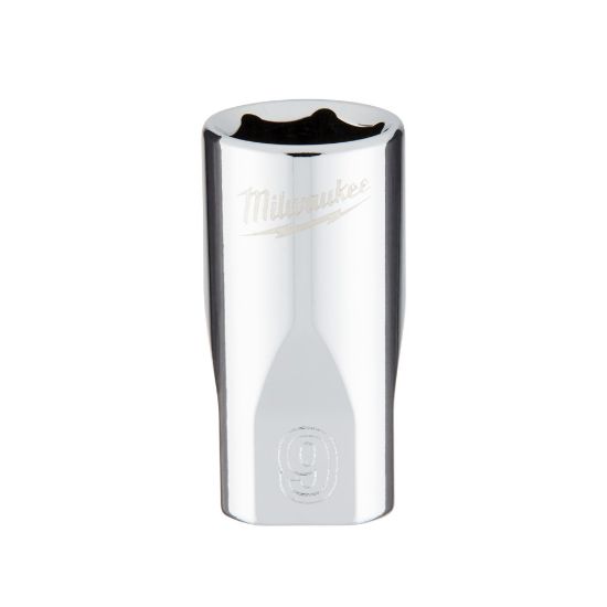 Afbeeldingen van MILWAUKEE Ratel dop ¼" FOUR FLAT 9MM