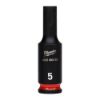 Afbeeldingen van MILWAUKEE Dop SHOCKWAVE ¼" lang 5MM