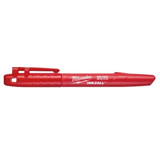 Afbeeldingen van MILWAUKEE Marker INKZALL fijne punt rood 1,0MM