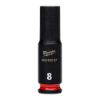 Afbeeldingen van MILWAUKEE Dop SHOCKWAVE ¼" lang 8MM