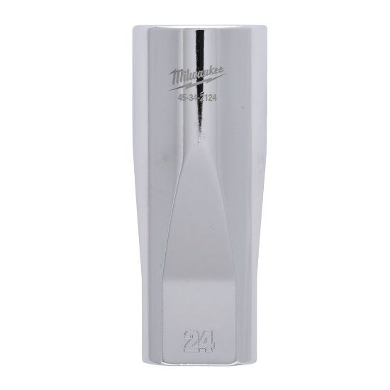Afbeeldingen van MILWAUKEE Dop ½" metrisch FOUR FLAT lang 24MM
