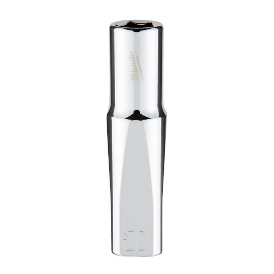 Afbeeldingen van MILWAUKEE Ratel dop ⅜" FOUR FLAT lang 10MM