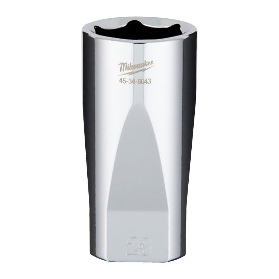 Afbeeldingen van MILWAUKEE Ratel dop ⅜" FOUR FLAT lang 23MM