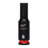 Afbeeldingen van MILWAUKEE Dop SHOCKWAVE ¼" lang 6MM