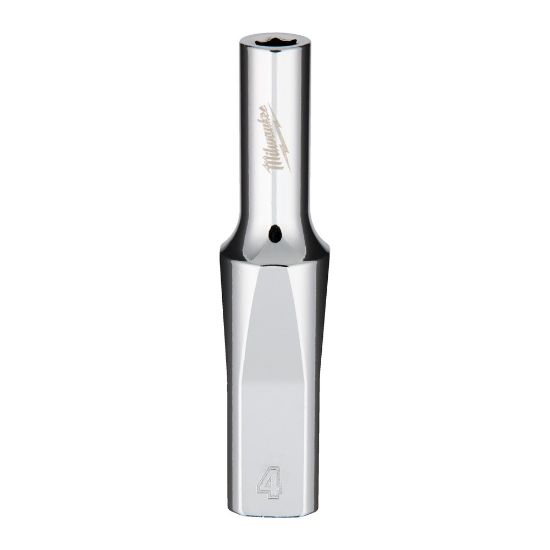 Afbeeldingen van MILWAUKEE Ratel dop ¼" FOUR FLAT lang 4MM