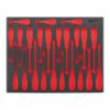 Afbeeldingen van MILWAUKEE Foam inlay leeg t.b.v. 23-delige Tri-Lobe schroevendraaierset