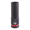 Afbeeldingen van MILWAUKEE Dop SHOCKWAVE ½" lang 15MM