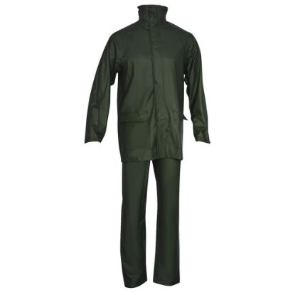 Afbeeldingen van Regenpak PU stretch 5100 groen XL