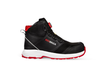 Afbeeldingen van REDBRICK Werkschoen hoog Pulse Speed Lace S3 zwart 44