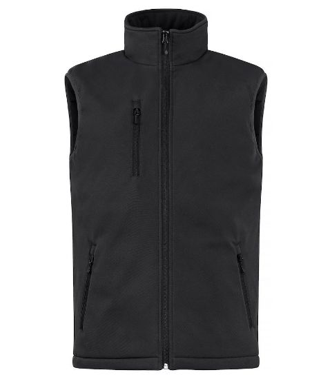 Afbeeldingen van Bodywarmer softshell paddel zwart M
