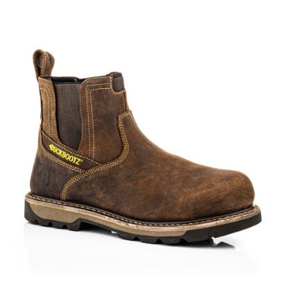 Afbeeldingen van BUCKBOOTZ INSTAPPER BRUIN SB/PS/HRO/FO/LG/WR