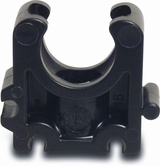 Afbeeldingen van VDL Buisklem PP type B zwart 32MM