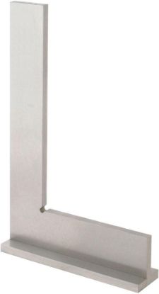 Afbeeldingen van FORUM Werkplaatswinkelhaak met aanslag DIN875/I RVS 250X165MM