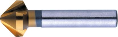 Afbeeldingen van FORUM Kegel- en ontbraamverzinker HSS DIN335-C 90° TiN 5,3MM